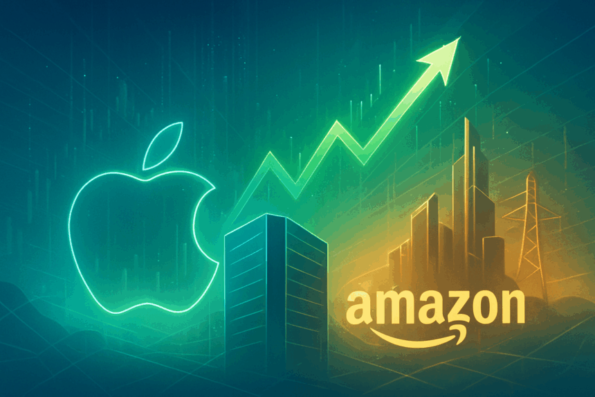 Amazon and Apple Boost Futures: Positive Forecasts Support Markets